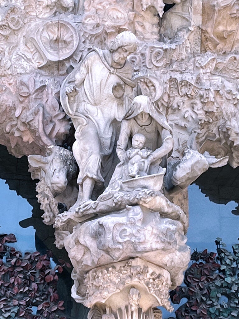 Fascade, Basílica de la Sagrada Familia- Barcelona, España